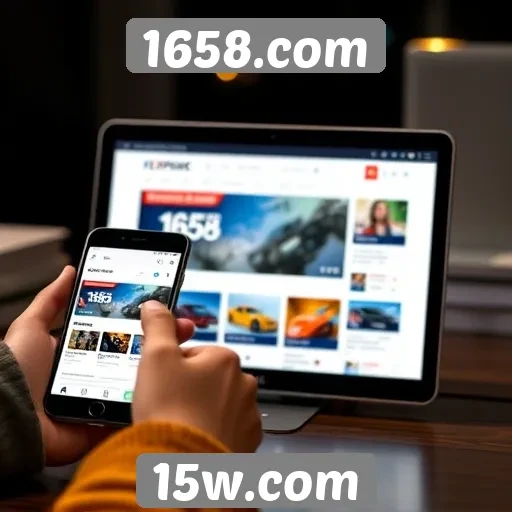 Experiência do usuário em dispositivos móveis no 1658.com