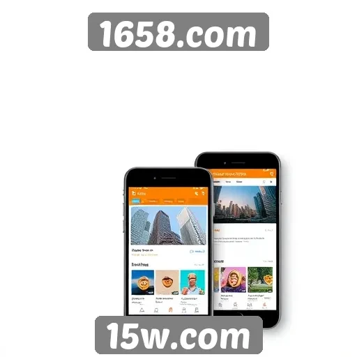 Desempenho do site 1658.com em dispositivos móveis